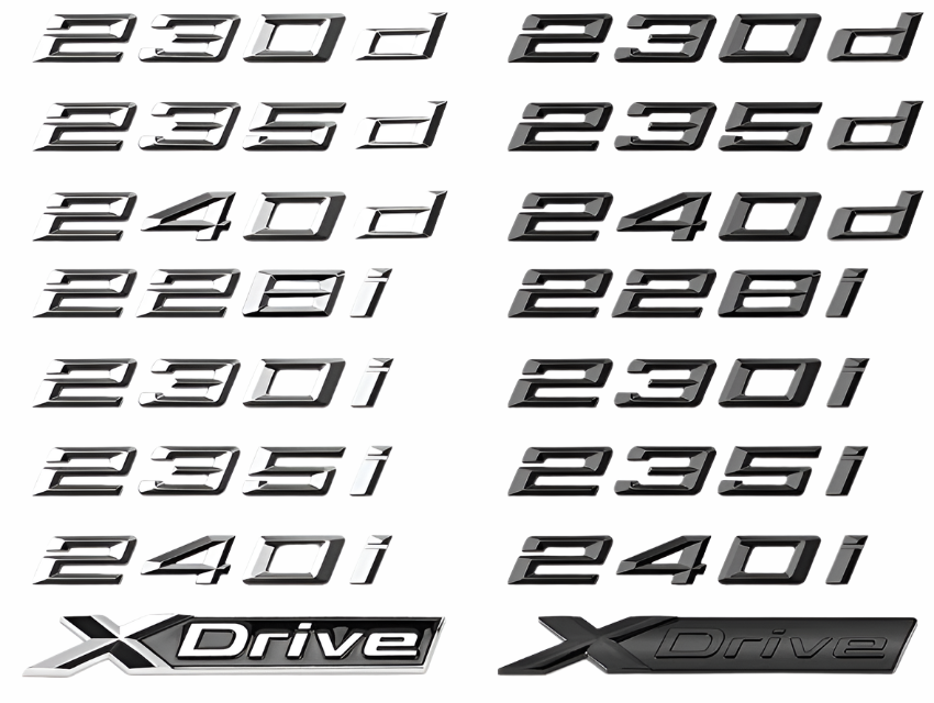 Rear tail trunk badge for BMW f22 - BimmerMods