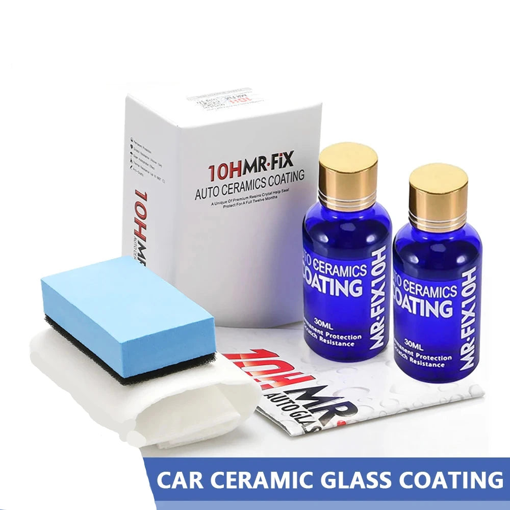 2Pcs 30ml 10H Anti-Scratch Auto Glass Ceramic Coat