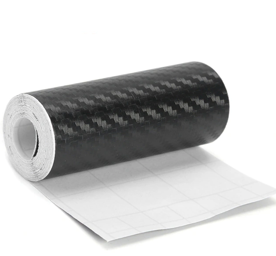 Carbon Fiber Car Sticker DIY Paste Protector Strip Auto Door Sill Side Mirror Anti Scratch Tape Waterproof Protect Film - BimmerMods