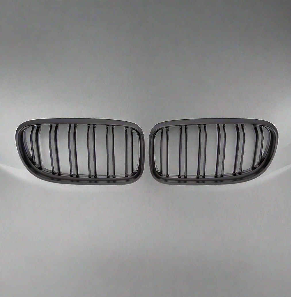 Front Bumper Grilles Kidney Racing Grill Double Slat Grille For BMW 3 Series E90 2009-2012 Matte Accessories - BimmerMods