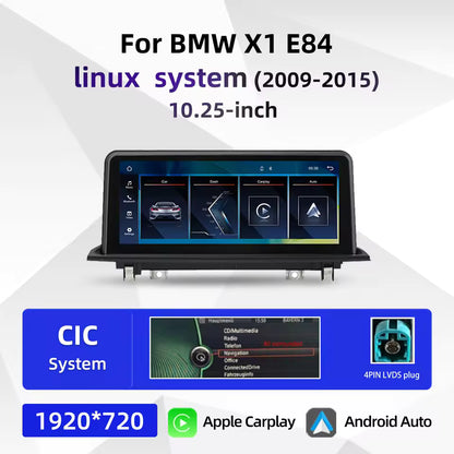 BMW X1 E84 Apple CarPlay & Android Auto Touchscreen Upgrade (CIC 2009–2015) – 8.8" / 10.25" / 12.3" Display - Bimmermods