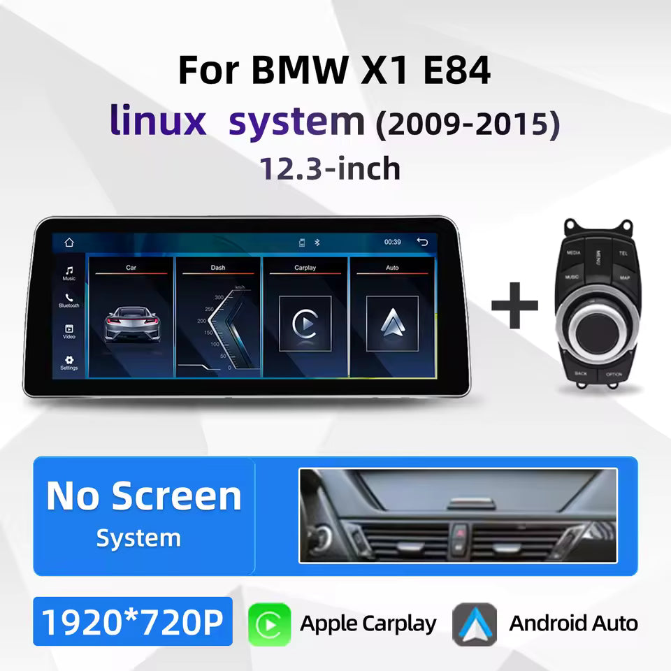 BMW X1 E84 Apple CarPlay & Android Auto Touchscreen Upgrade (CIC 2009–2015) – 8.8" / 10.25" / 12.3" Display - Bimmermods