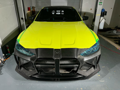 Full Carbon Fiber ADRO Style Front Bumper – BMW G80 M3 / G82 M4 (Gloss Twill or Forged) - Bimmermods