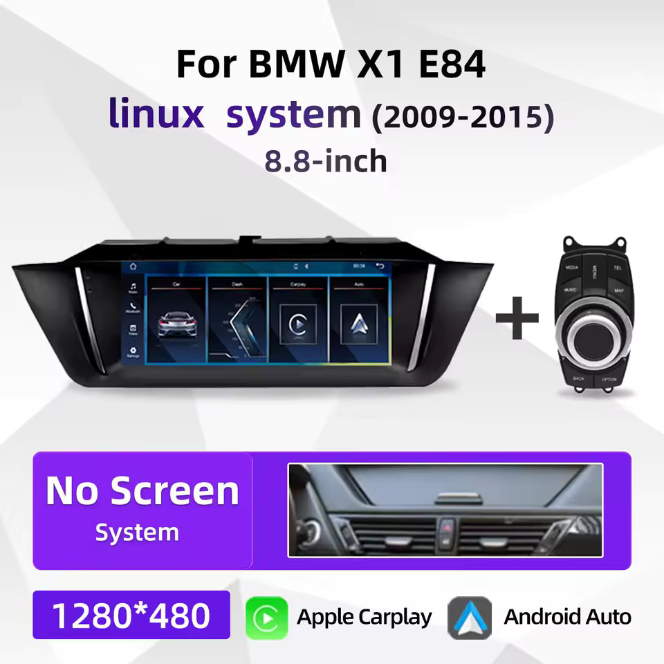BMW X1 E84 Apple CarPlay & Android Auto Touchscreen Upgrade (CIC 2009–2015) – 8.8" / 10.25" / 12.3" Display - Bimmermods