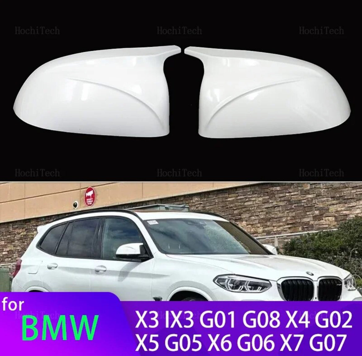 Side Mirror Caps For BMW X3 X4 X5 X6 G01 G02 G05 G06 G07 - BimmerMods