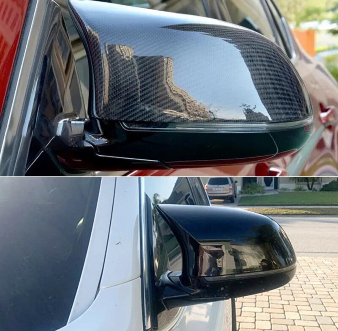 Side Mirror Caps For BMW X3 X4 X5 X6 F25 F26 F15 F16 - BimmerMods