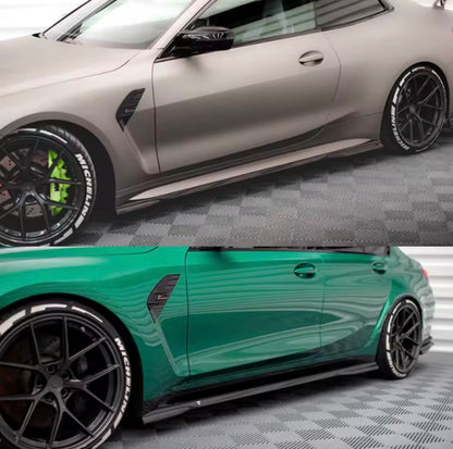 BMW G80 M3 / G82 M4 Performance Side Skirts (4-Piece Set) - Bimmermods