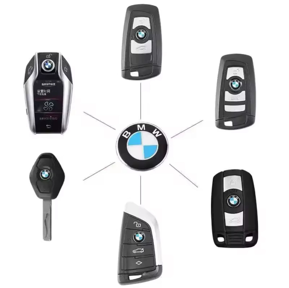 BMW Key Logo Sticker - Bimmermods