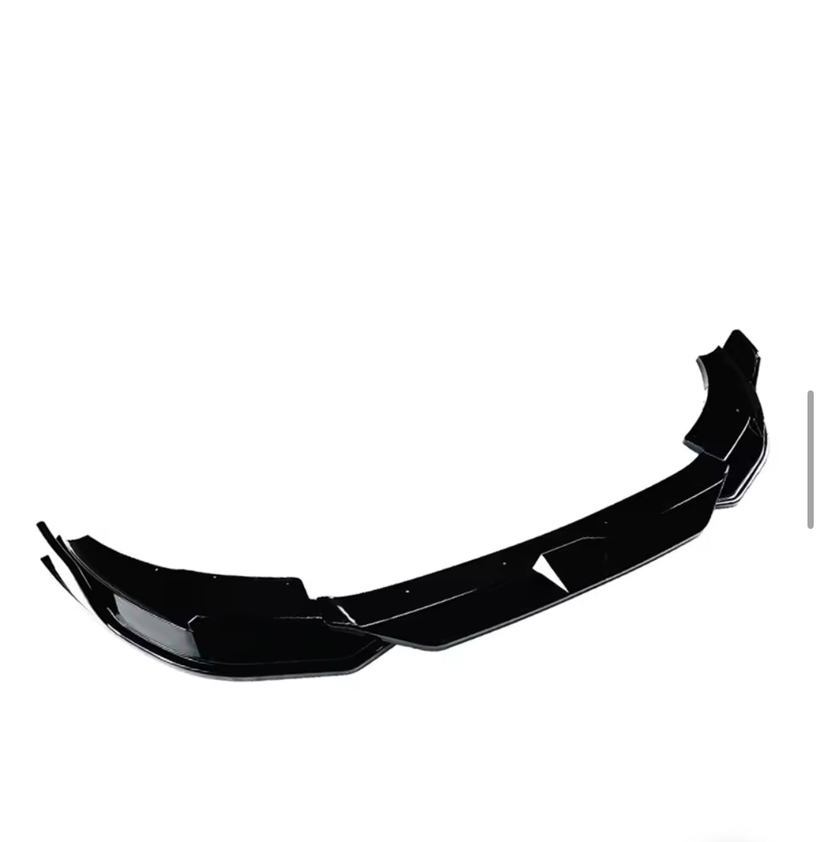 BMW F97 F98 X3M X4M Facelift Gloss Black Sport Style Front Splitter (2019-2024) - Bimmermods