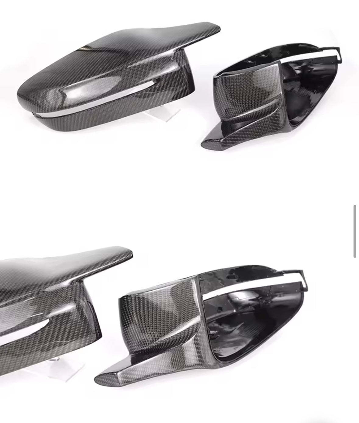 Real Carbon Fiber Mirror Caps – BMW G20 / G22 / G30 / G15 Style - Bimmermods