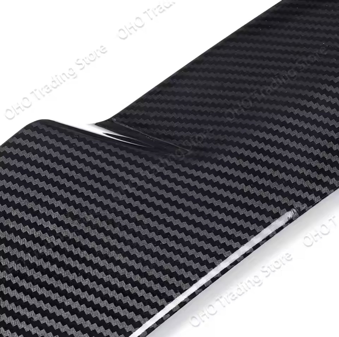 BMW F30 F35 F80 M4 Style Rear Trunk Spoiler, Carbon Fiber Look Roof Wing for 316d-340i & M3 (2012-2019)