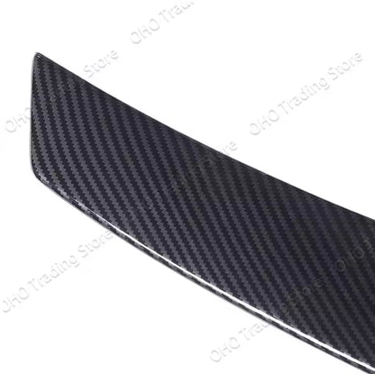 BMW F30 F35 F80 M4 Style Rear Trunk Spoiler, Carbon Fiber Look Roof Wing for 316d-340i & M3 (2012-2019)