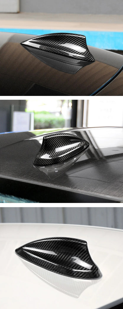 Real Carbon Fiber Shark Fin For BMW F15 F22 F30 F34 F80 F87 F32 F36 F82 G11 G20 G12 G30