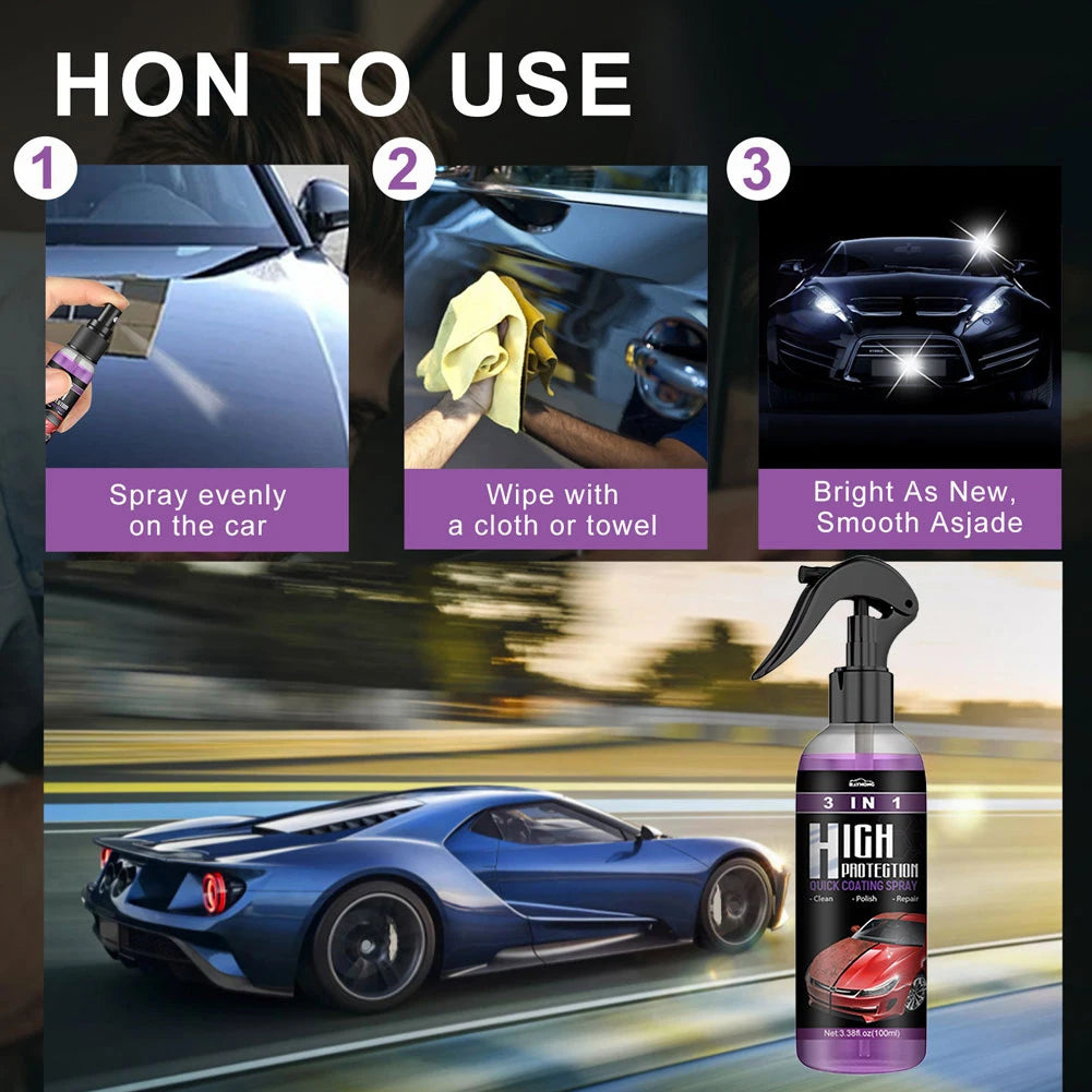3 in 1 High Protection Quick Ceramic Coating, Plastic Refresher, Scratch Repair - BimmerMods