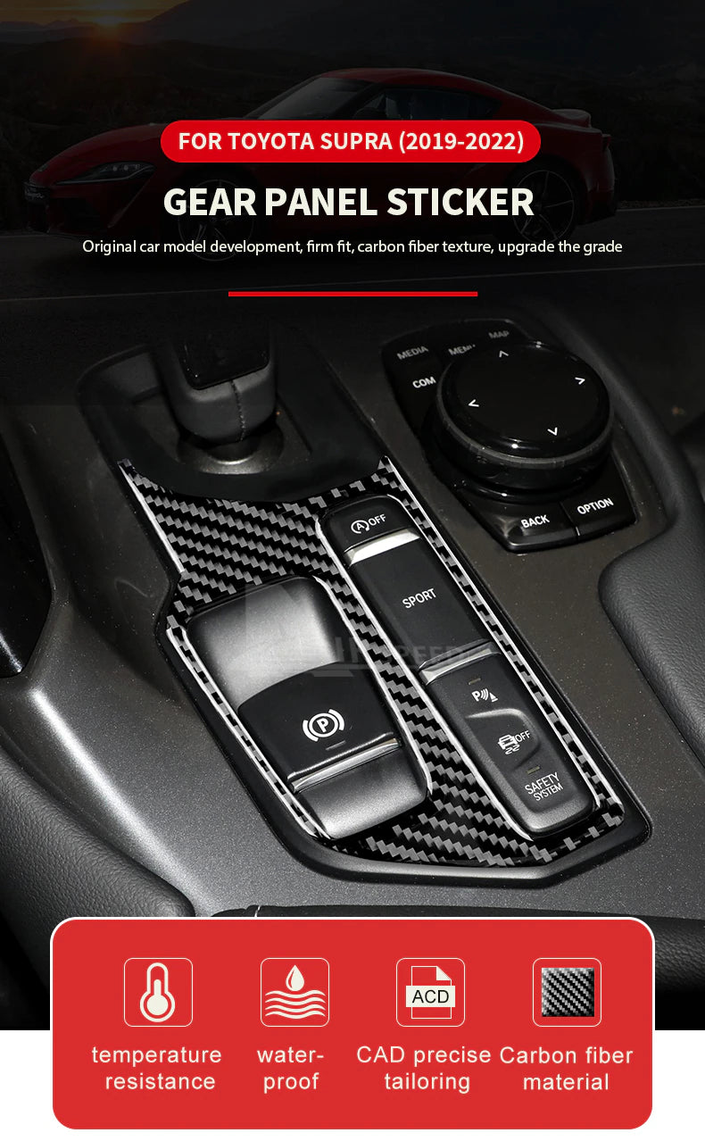 Real Carbon Fiber Gear Shift Panel - BimmerMods