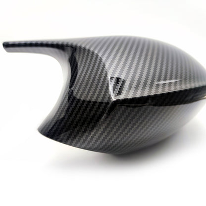 Side Mirror Covers Cap For BMW E90 E91 E92 E93 E81 E87 E82 E88 3 1 Series M Accessories Carbon Fiber Gloss - BimmerMods