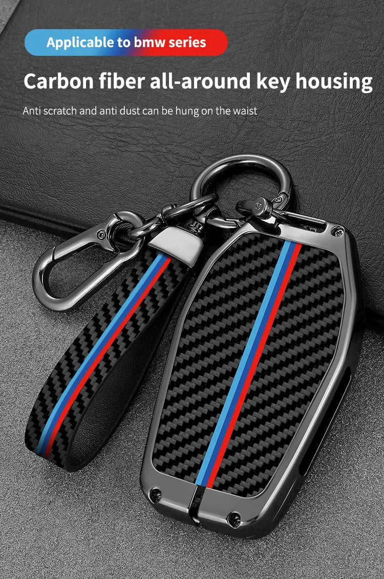 LED Display Car Key Case Cover Shell For BMW F91 F92 F93 - BimmerMods