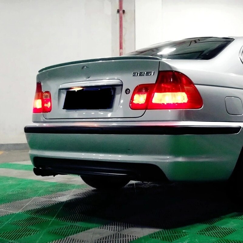 Black Spoiler Rear Wing M3 Style For 1998-2006 Year BMW 3 Series E46 - BimmerMods