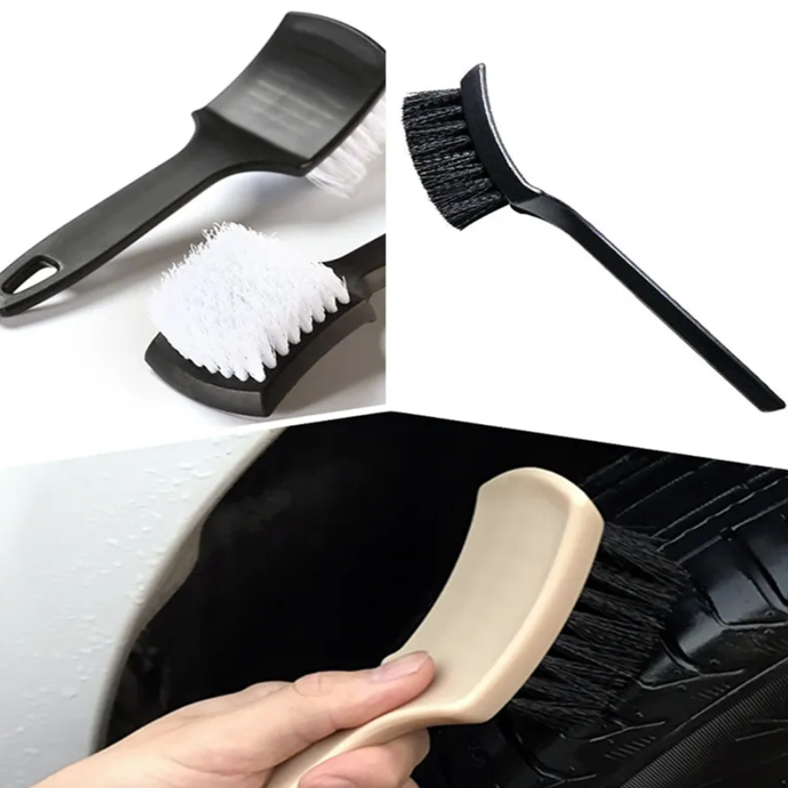 Auto Tire Rim Brush Wheel Hub Cleaning Brushes Car Wheels Detailing - BimmerMods