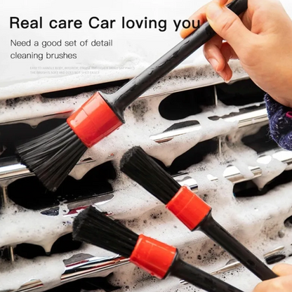 5pcs Car Wash Brush Soft Brush Detail Brush Automotive Interior Cleaning Tools Air Conditioner Air Outlet Cleaning Brush - BimmerMods