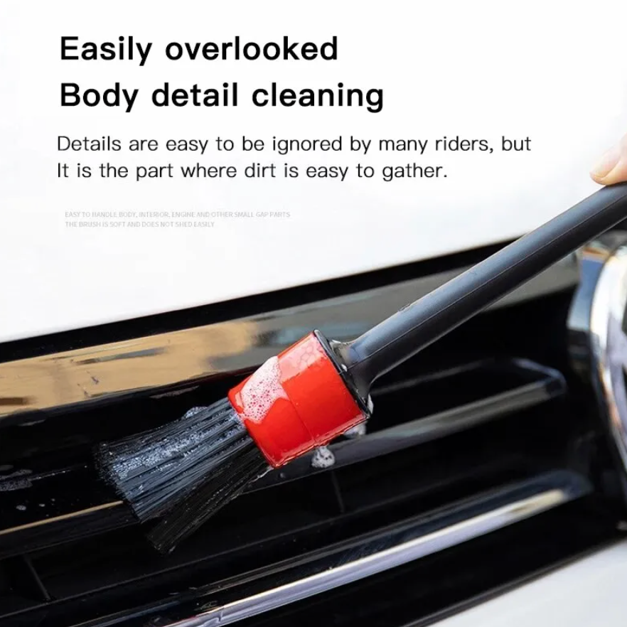 5pcs Car Wash Brush Soft Brush Detail Brush Automotive Interior Cleaning Tools Air Conditioner Air Outlet Cleaning Brush - BimmerMods