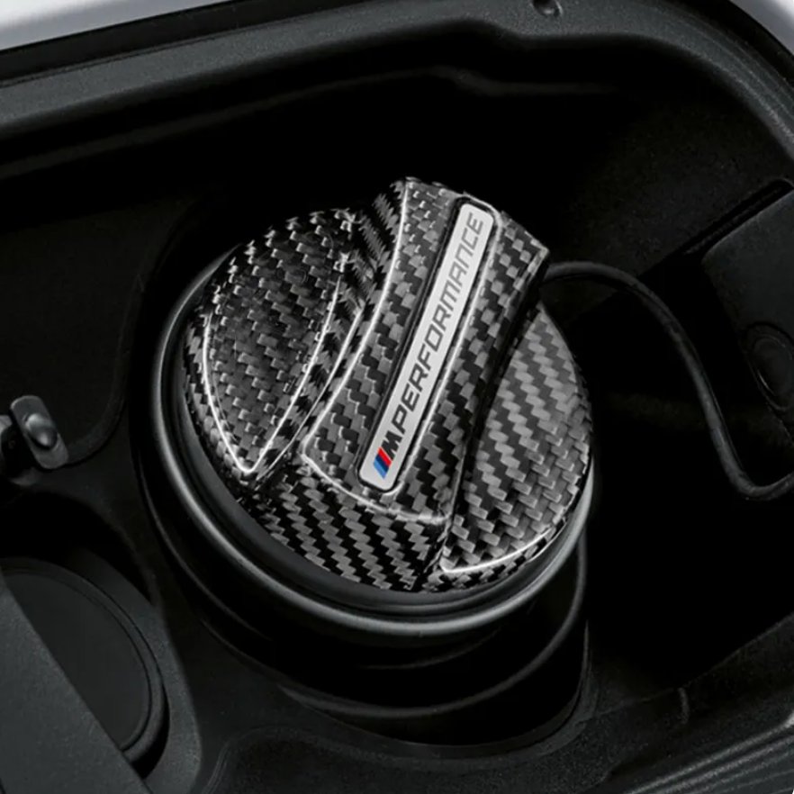 Carbon Fiber Fuel Tank Cap Cover Trim Decorative For BMW F02 F10 F15 F30 F32 F80 F82 G20 G26 G30 G08 X3 X4 M4 M5 E34 E36 E90 Z4 - BimmerMods