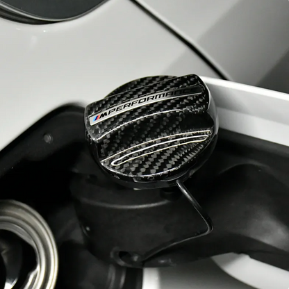 Carbon Fiber Fuel Tank Cap Cover Trim Decorative For BMW F02 F10 F15 F30 F32 F80 F82 G20 G26 G30 G08 X3 X4 M4 M5 E34 E36 E90 Z4 - BimmerMods