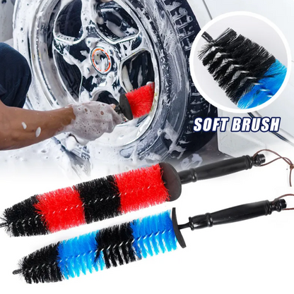 Car Wheel Cleaning Brush Long Handle Cleaning Brushes Truck Car Motorcycles Tire Microfiber Detailing Washing Cleaning Supplies - BimmerMods