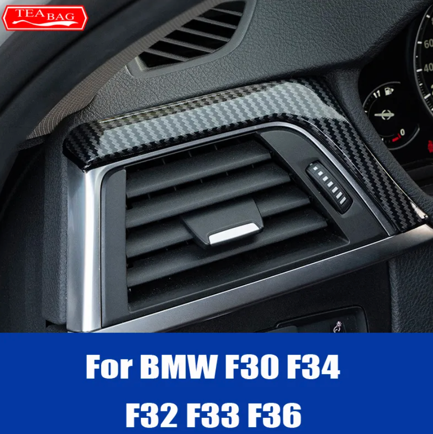 Carbon Fiber Pattern Interior ABS Trim Center Control Panel Trim for BMW F30 F34 F32 F33 F36 Accessories 2013-2018 Car Styling - BimmerMods