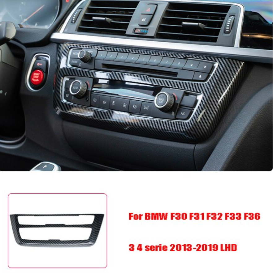 Bmw Climate Control Carbon Fiber Trim For BMW F30 F31 F32 F36 3 4 Series 2013-2019 LHD - BimmerMods