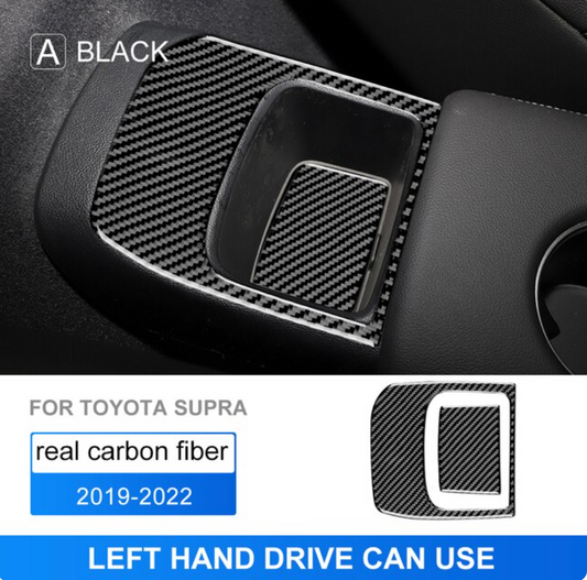 Real Carbon Fiber Rear Storage Box For Toyota Supra GR A90 A91 MK5 2019-2022 - BimmerMods