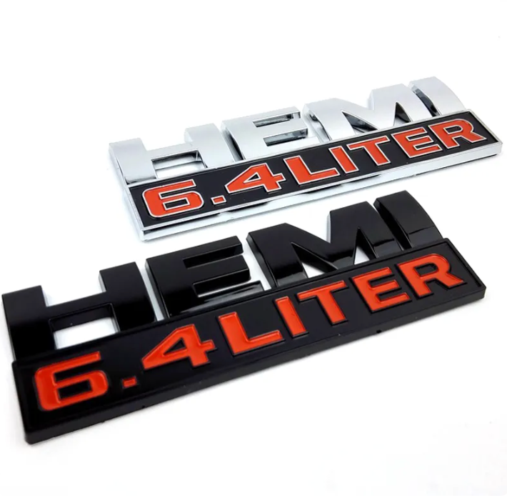 Car Body Side Badge Trunk Sticker for Chrysler HEMI 5.7 LITER - BimmerMods