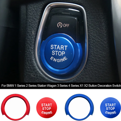 Car Engine Start Button Sticker For BMW 1 2 3 4 Series X1 F48 F20 F21 F30 F32 F33 F34 F36 F45 F46 - BimmerMods