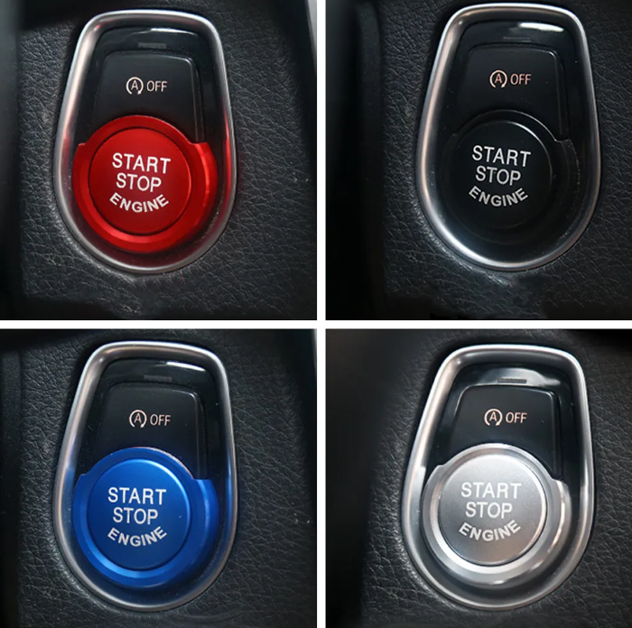 Car Engine Start Button Sticker For BMW 1 2 3 4 Series X1 F48 F20 F21 F30 F32 F33 F34 F36 F45 F46 - BimmerMods