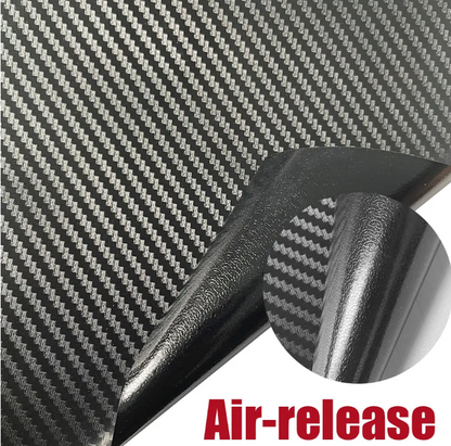 Carbon Fiber Vinyl Waterproof Protect Film Wrap (Glossy Black Matte Black) - BimmerMods