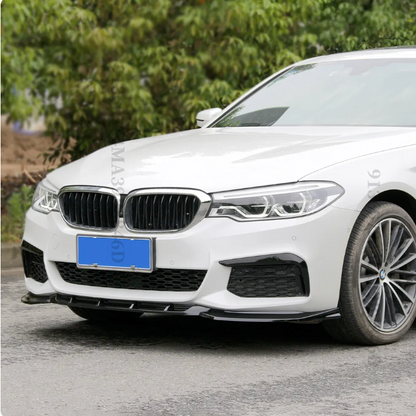 Modified Splitter Deflector Front Bumper Lip For BMW 5 G30 G31 M 530d 525i 540i 530i 2017-2020 - BimmerMods