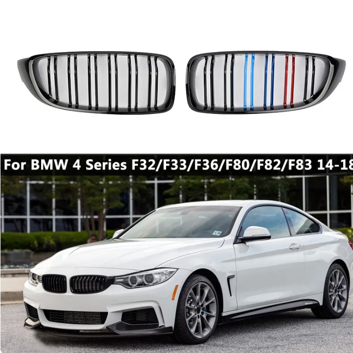 Front Kidney Sport Grill for BMW F32 F33 F36 F82 420i 428i 435i M4 2014-2018 - BimmerMods