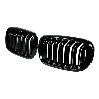 Gloss Black Grill Front Kidney For BMW X5 F15 X6 F16 X5M F85 X6M F86 2014-2018 - BimmerMods