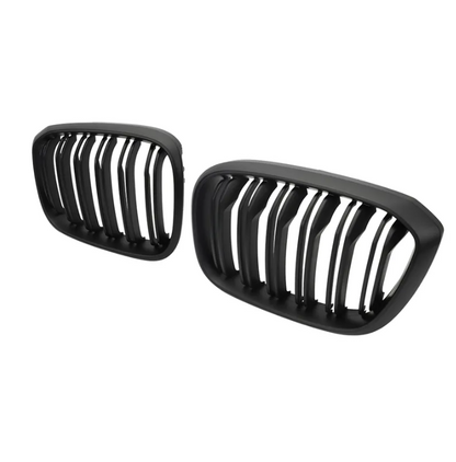 Double Slat Car Front Grill Grilles Kidney Grill For BMW 3 4 X3 G01 G08 X4 G02 2018 2019 2020 2021 - BimmerMods