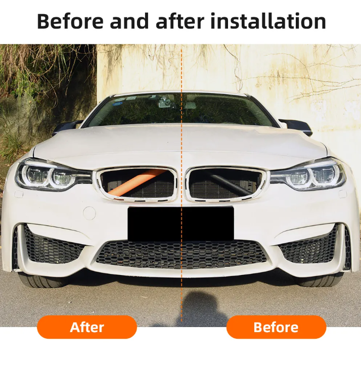 Car Front Grille Trim Strips Cover For BMW X3 X4 X5 G01 G02 G05 F25 F26 2011- 2019 2020 2021 2022 Auto Styling Accessories - BimmerMods