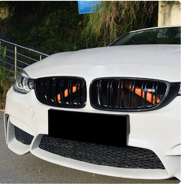 Car Front Grille Trim Strips Cover For BMW X3 X4 X5 G01 G02 G05 F25 F26 2011- 2019 2020 2021 2022 Auto Styling Accessories - BimmerMods