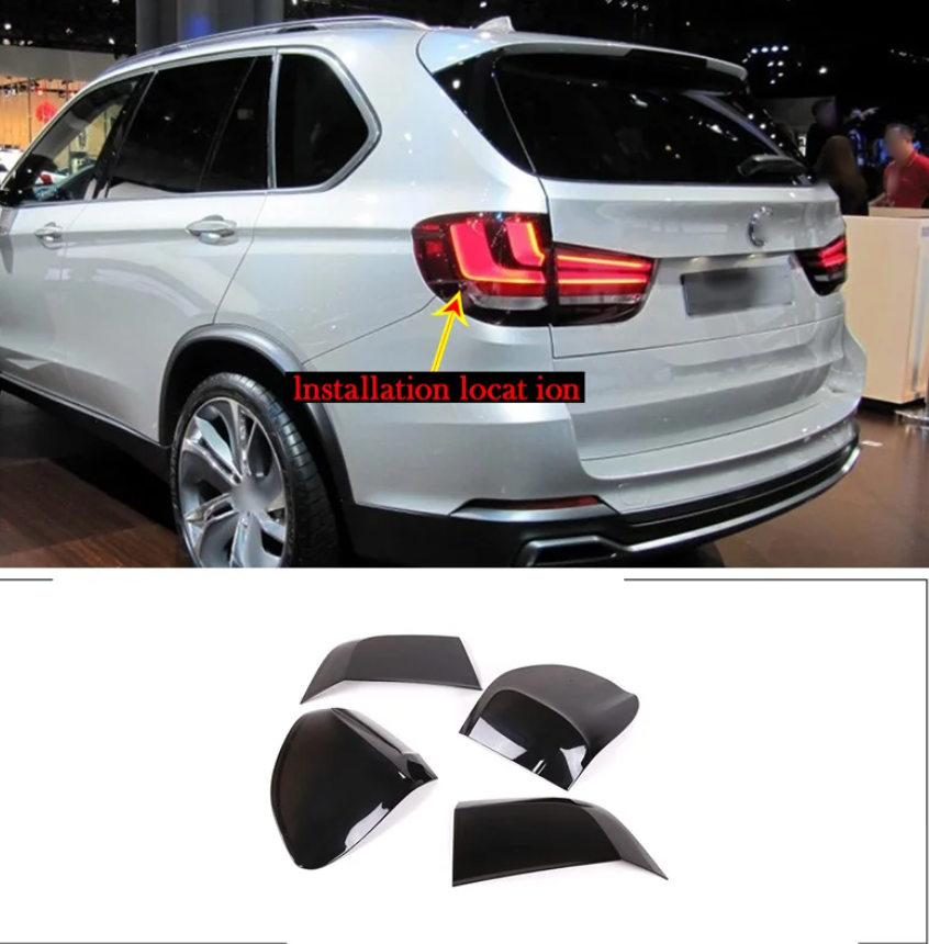 4 PCS Blackout Tail Light Cover Modification For BMW X5 F15 2014-2018 - BimmerMods