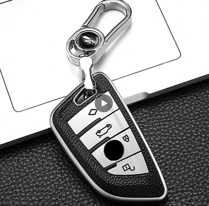 Leather Style Car Remote Key Case Cover Shell For BMW - BimmerMods