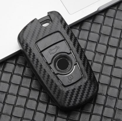 Carbon Fiber Car Key Case Cover for BMW - BimmerMods