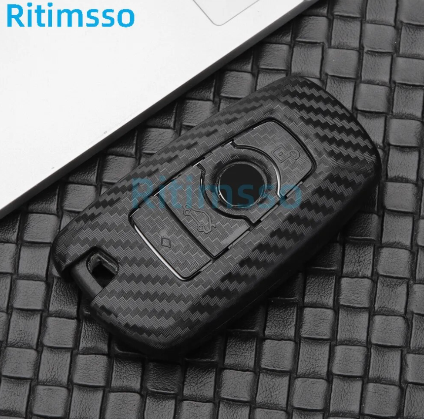 Carbon Fiber Car Key Case Cover for BMW - BimmerMods