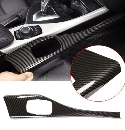 Carbon Fiber Multimedia Button Panel Cover for BMW 1 Series F20 F21 116I 118I 12-18 2 Series F22 F23 - BimmerMods