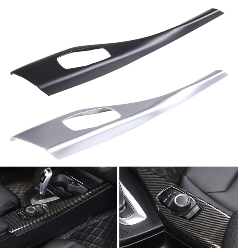 Carbon Fiber Multimedia Button Panel Cover for BMW 1 Series F20 F21 116I 118I 12-18 2 Series F22 F23 - BimmerMods