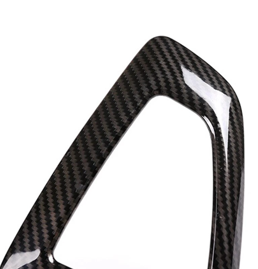 Car Gear Shift Frame Trim for BMW F20 F21 F22 F23 F30 F34 F35 F32 F33 F36 Carbon Fiber Look - BimmerMods