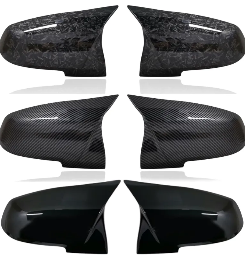 Mirror Cover Cap Carbon Black for BMW F20 F21 F22 F23 F30 F32 F33 F36 - BimmerMods