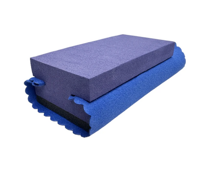 Ceramic Coating Applicator With Dark Blue Suede Cloth - BimmerMods